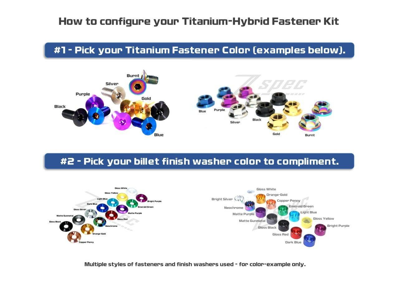 ZSPEC "Stage 1" Dress Up Bolts® Fastener Kit for '09-23 Nissan GTR (R35), Titanium & Billet - ZSPEC Design LLC - Hardware Fasteners - Fastener Kit, gt-r, gtr, nissan, r35, skyline, stage 1, titanium - zspecdesign.com