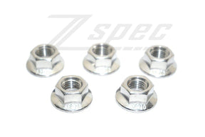 ZSPEC M8-1.25 Metric Flare Nuts, Stainless Steel, 10-Pack Dress Up Bolt Stainless Steel SUS304 Silver Socket Cap Head FHSC SHSC Hardware