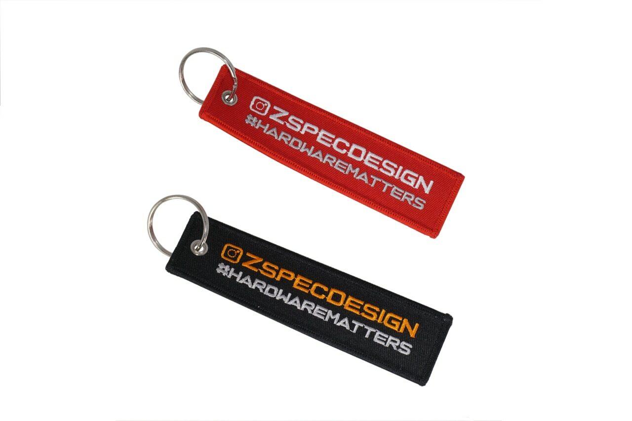 ZSPEC Design Jet Tag Keychains - Red or Black