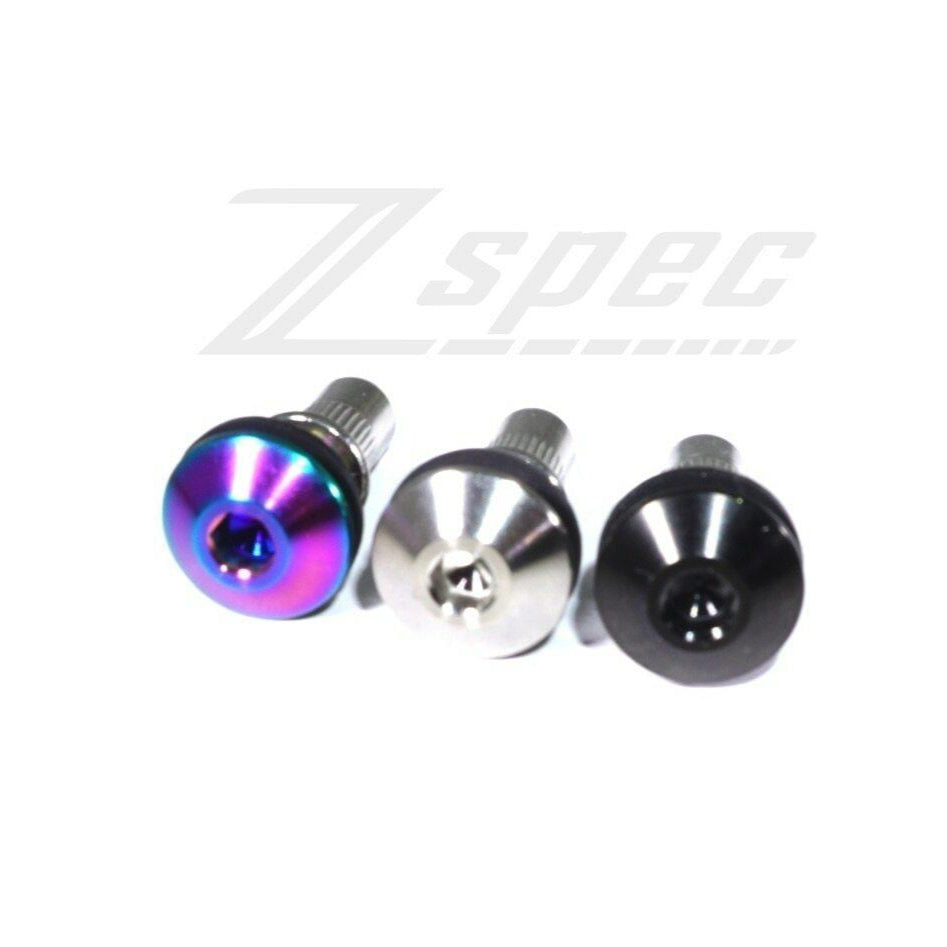 ZSPEC Low-Profile Body Kit Fastener, M5x20mm, Titanium w/ Rivet Nut, Sold per Each - ZSPEC Design LLC - Hardware Fasteners - 44-pack, abflug, aimgain, amuse, auto veloce, body, body hardware, body kit, clinched, damd, Do-Luck, fender, flare, fujimura, greddy, hamann, hks, ings+1, knight sports, kuhl, lbw, liberty walk, m-sports, m5, novitec, pandem, per each, rocket bunny, rowen, sense, street hunter, titanium, twinz, veilside, zele, zero sports - zspecdesign.com