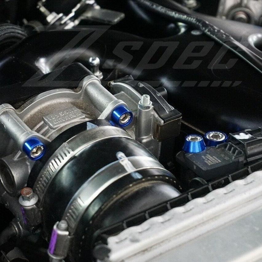 ZSPEC "Stage 1" Dress Up Bolts® Fastener Kit for '17-20 Infiniti Q50/Q60 VQ & VR, Stainless & Billet - ZSPEC Design LLC - Hardware Fasteners - Fastener Kit, infiniti, q50, q60, stage 1, stainless, VQ, VR - zspecdesign.com