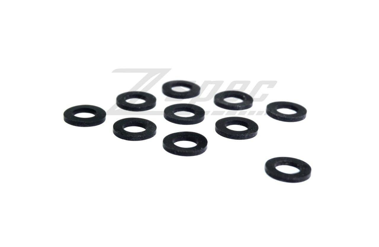 ZSPEC M5 Silicone Flat Washers for SHSC or Button-Head Bolts, 10-Pack - ZSPEC Design LLC - Hardware Fasteners - 10-pack, body hardware, button-head, shsc, silicone - zspecdesign.com