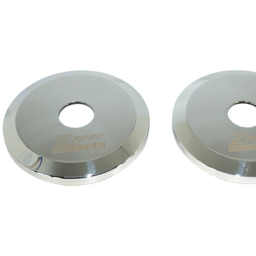ZSPEC Shock Tower Covers, Polished Stainless, for '90-96 Nissan Z32 300zx - ZSPEC Design LLC - Motor Vehicle Parts - 300zx, cap, nissan, shock tower, stainless, strut cap, z32 - zspecdesign.com