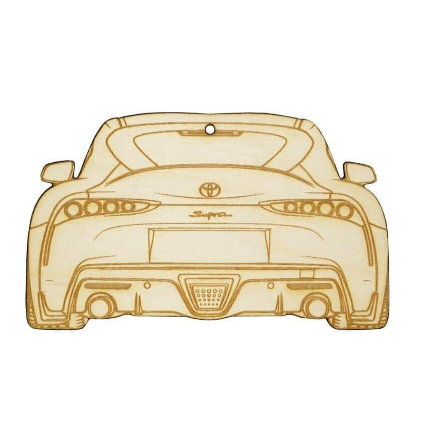 ZSPEC Laser-Engraved Wood Ornament, Style: Toyota Supra MK5, Birch - ZSPEC Design LLC - Holiday Ornaments - holiday, ornament, supra, toyota - zspecdesign.com