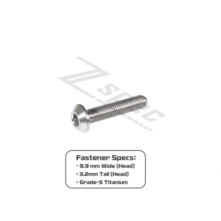 ZSPEC M5-0.8x25mm Dress Up Bolt® Fastener, Angled Head, Titanium Grade-5, Per Each - ZSPEC Design LLC - Hardware Fasteners - angled head, Dress Up Bolt, m5, per each, titanium - zspecdesign.com
