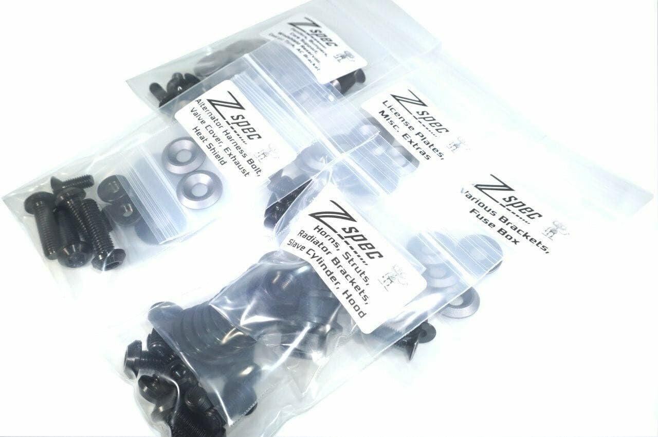 ZSPEC "Stage 3" Dress Up Bolts® Fastener Kit for '03-15 Scion xB, Titanium & Billet  Keywords Scion Toyota Grade-5 GR5 Vehicle Car Engine Bay Performance Upgrade Car Show Ready Modify Clean