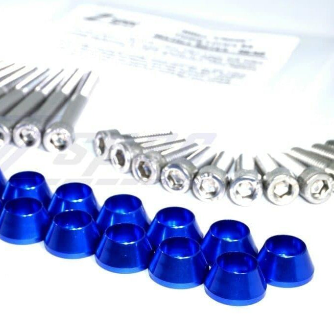 ZSPEC Timing Covers Dress Up Fastener for '90-96 Nissan 300zx Z32, Stainless & Billet - ZSPEC Design LLC - Hardware Fasteners - 300zx, Fastener Kit, nissan, timing cover, z32 - zspecdesign.com