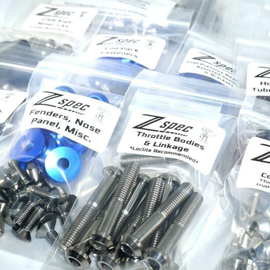 ZSPEC "Stage 2" Dress Up Bolts® Kit for Nissan 300zx Z32, Titanium & Billet - ZSPEC Design LLC - Hardware Fasteners - 300zx, Fastener Kit, nissan, stage 2, titanium, z32 - zspecdesign.com