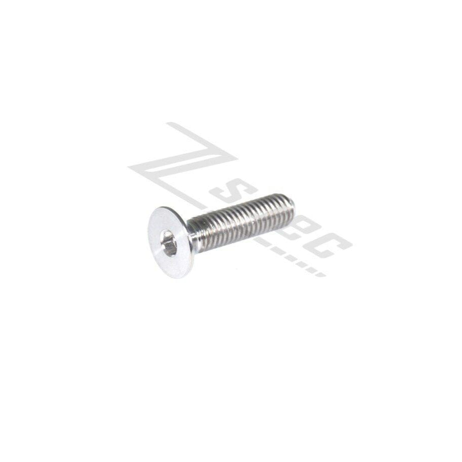 ZSPEC M6-1.0x30mm Flat-Head FHSC Fastener/Bolt, Titanium Grade-5, Per Each - ZSPEC Design LLC - Hardware Fasteners - Dress Up Bolt, FHSC, m6, per each, titanium - zspecdesign.com