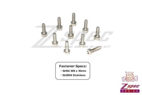 M3-0.5x10mm Fasteners, SHSC, Stainless SUS304, 10-Pack Dress Up Bolt Stainless Steel SUS304 Silver Socket Cap Head FHSC SHSC Hardware