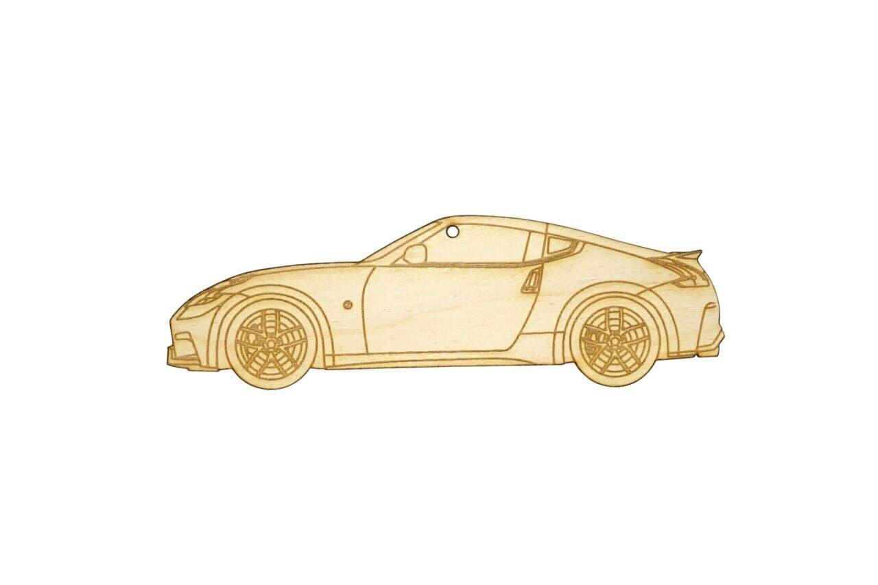 ZSPEC Laser-Engraved Wood Ornament, Style: Nissan 370z Z34 NISMO, Birch - ZSPEC Design LLC - Holiday Ornaments - 370z, holiday, nismo, nissan, ornament, z34 - zspecdesign.com