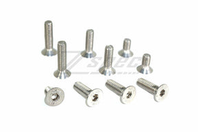 M6-1.0x35mm Flat-Head FHSC Fasteners, Stainless, 10-Pack Dress Up Bolt Stainless Steel SUS304 Silver Socket Cap Head FHSC SHSC Hardware