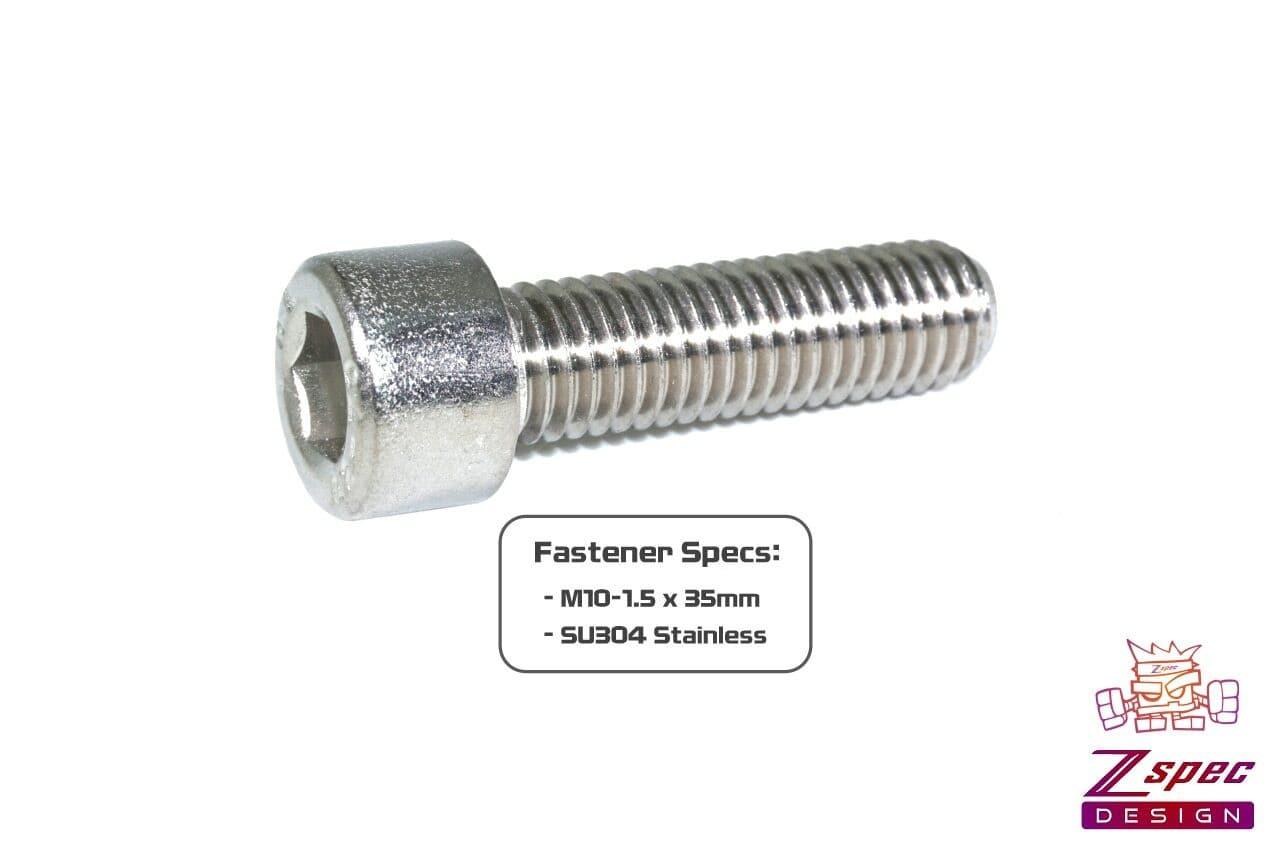 ZSPEC M10-1.5x35mm Socket Cap (SHSC) Fasteners, SUS304 Stainless, 10-Pack - ZSPEC Design LLC - Hardware Fasteners - 10-pack, Dress Up Bolt, m10, SHSC, Stainless - zspecdesign.com