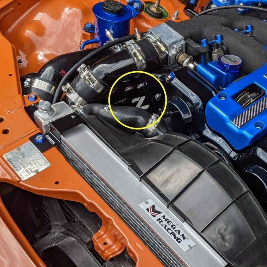 ZSPEC Orange-Gold PTU Holes Cover Plate for Z32 300zx, Billet, w/ Hardware - ZSPEC Design LLC - Hardware Fasteners - 300zx, accessory, nissan, ptu, z32 - zspecdesign.com