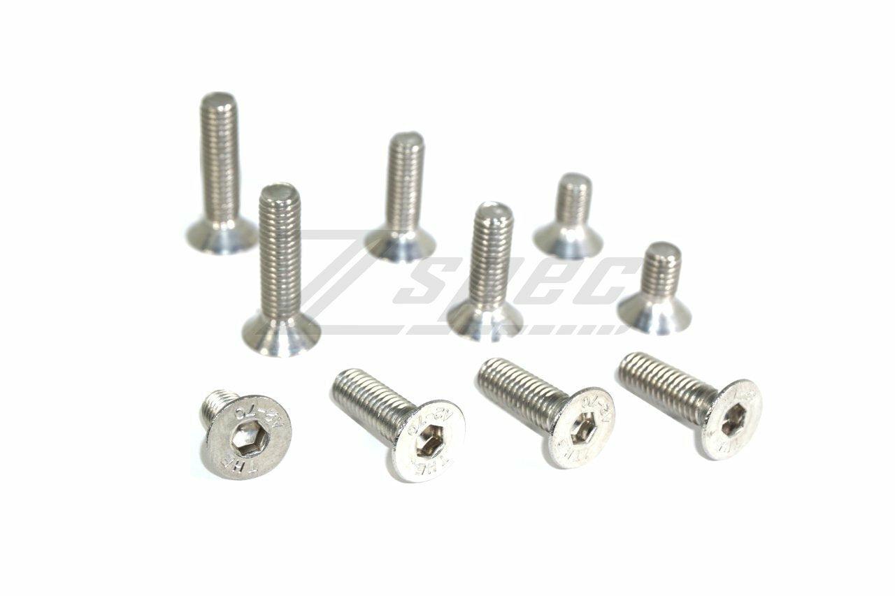 ZSPEC M6-1.0x30mm Flat-Head FHSC Fasteners, Stainless, 10-Pack - ZSPEC Design LLC - Hardware Fasteners - 10-pack, fhsc, m6, stainless - zspecdesign.com