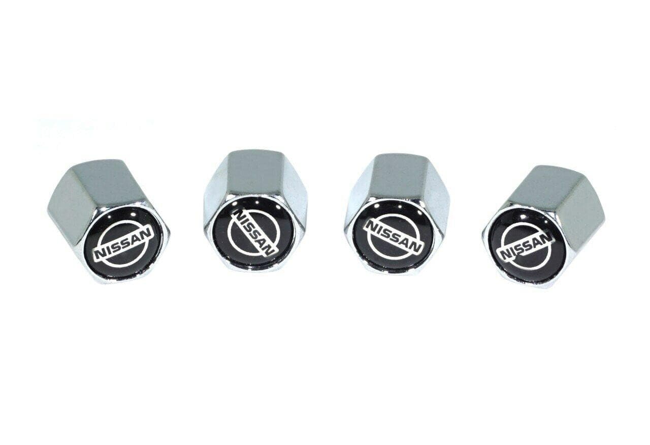 Chrome Valve Stem Tire Caps, Style: Nissan - ZSPEC Design LLC - Hardware Fasteners - cap, nissan, tire - zspecdesign.com