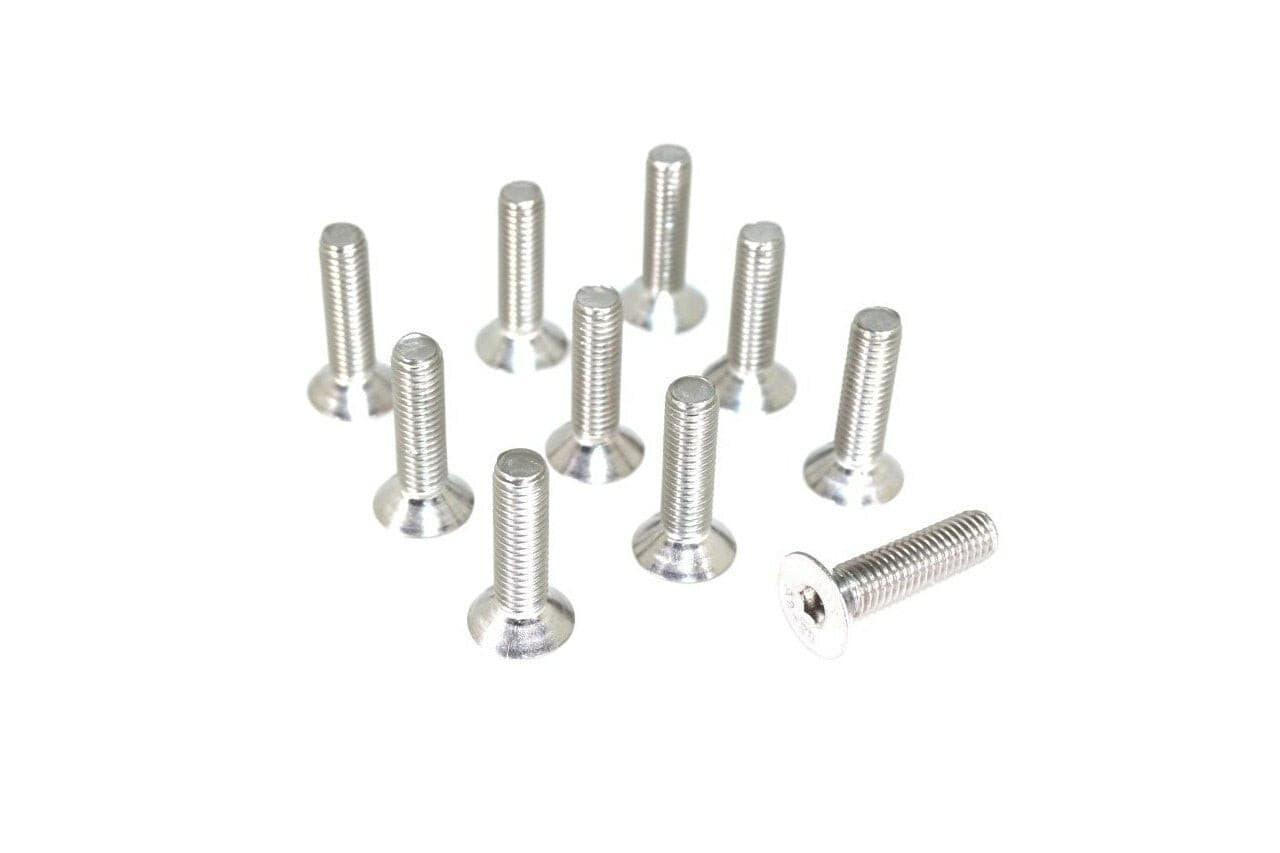 ZSPEC M5-0.8x25mm Fasteners, Flat-Head FHSC, SUS304 Stainless, 10-Pack - ZSPEC Design LLC - Hardware Fasteners - 10-pack, Dress Up Bolt, FHSC, m5, Stainless - zspecdesign.com