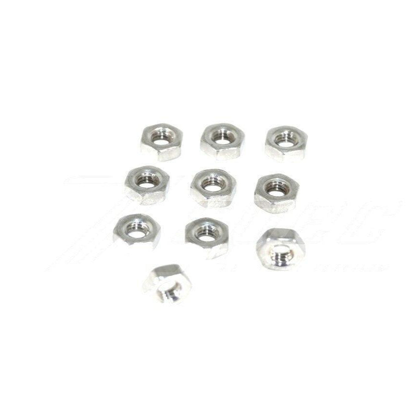 ZSPEC M3-0.5 Hex Nuts, Stainless SUS304, 10-Pack - ZSPEC Design LLC - Hardware Fasteners - 10-pack, Fastener, hex, nut, stainless - zspecdesign.com