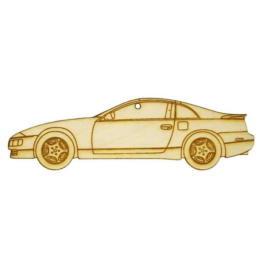 ZSPEC Laser-Engraved Wood Ornament, Style: Nissan 300zx Z32, Birch - ZSPEC Design LLC - Holiday Ornaments - 300zx, holiday, nissan, ornament, z32 - zspecdesign.com