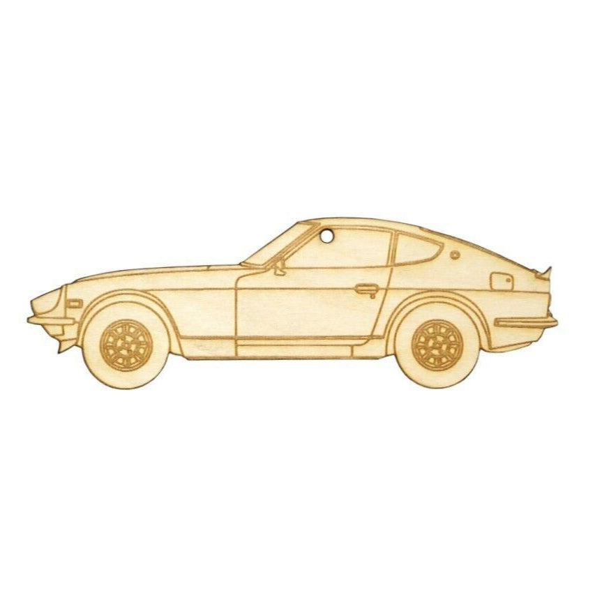 ZSPEC Laser-Engraved Birch Ornament, Style: S30 Datsun - ZSPEC Design LLC - Holiday Ornaments - datsun, holiday, lifestyle, ornament, s30 - zspecdesign.com