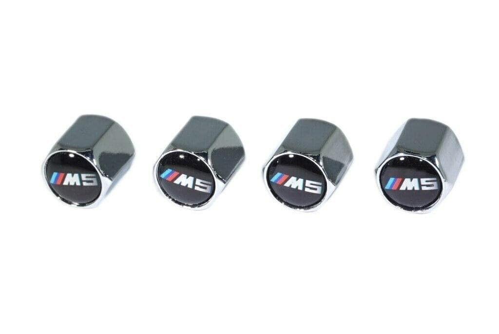 ZSPEC Chrome Valve Stem Tire Caps, Style: BMW M5 - ZSPEC Design LLC - Hardware Fasteners - BMW, cap, M5, tire - zspecdesign.com