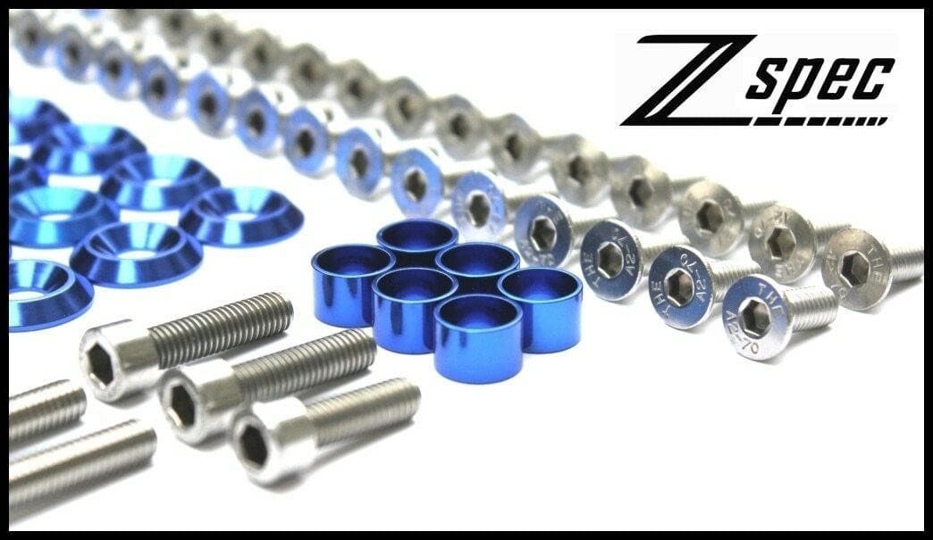 ZSPEC "Stage 3" Dress Up Bolts® Fastener Kit for Dodge Stealth & Mitsubishi 3000GT, Stainless & Billet - ZSPEC Design LLC - Hardware Fasteners - 3000gt, dodge, Fastener Kit, mitsubishi, stage 3, stealth, Washer Color - zspecdesign.com