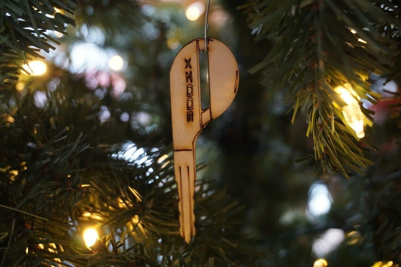 ZSPEC Laser-Engraved Birch Key Ornaments, Set of 4, Style: Nissan 300zx Z32, ~5-inch Wide - ZSPEC Design LLC - Holiday Ornaments - 300zx, holiday, lifestyle, nissan, ornament, z32 - zspecdesign.com