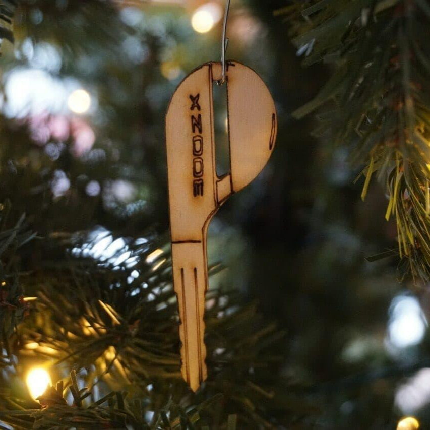 ZSPEC Laser-Engraved Birch Key Ornaments, Set of 4, Style: Nissan 300zx Z32, ~5-inch Wide - ZSPEC Design LLC - Holiday Ornaments - 300zx, holiday, lifestyle, nissan, ornament, z32 - zspecdesign.com