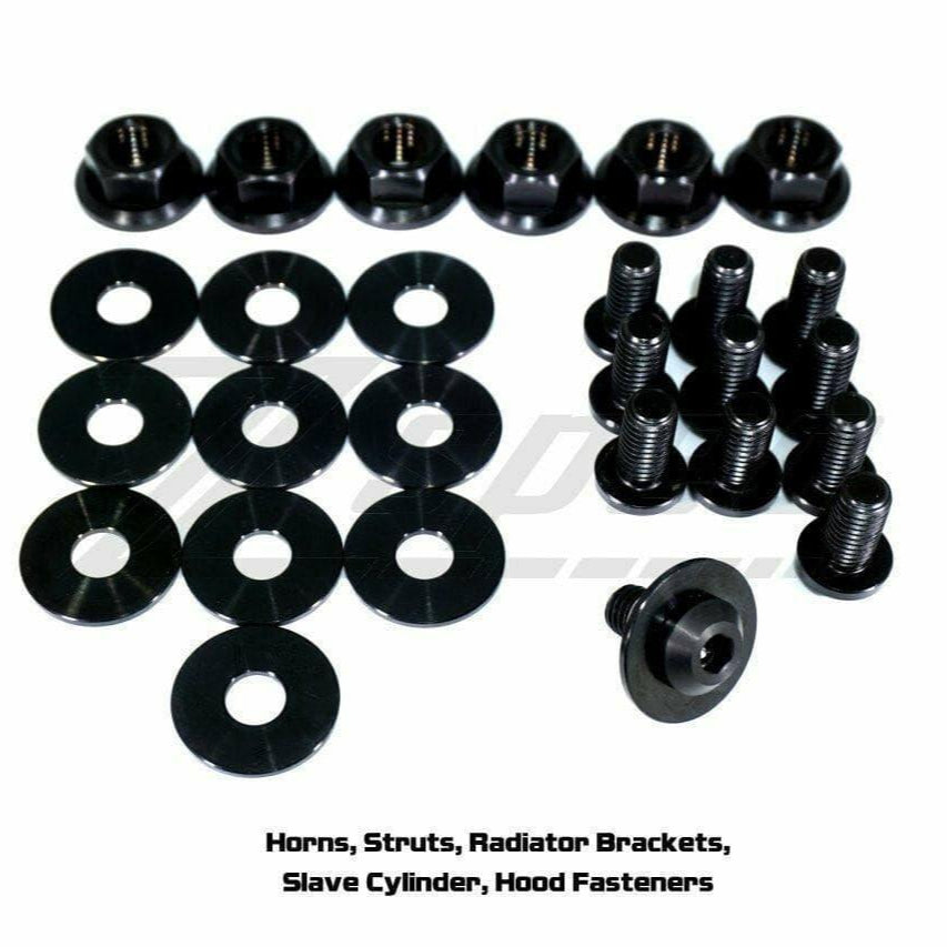 ZSPEC "Stage 3" Dress Up Bolts® Fastener Kit for '03-15 Scion xB, Titanium & Billet - ZSPEC Design LLC - Hardware Fasteners - Fastener Kit, scion, stage 3, Titanium, xb - zspecdesign.com