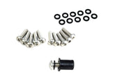 Body-Kit Fasteners, Button Head M5x20mm, 60-Pack w/Well Nuts ZSPEC Grade-5 Body Kit Hardware - Flares, Over Fender, Body Element, Wings, Arches - Titanium / Billet / Stainless - Black, Burned, Gold, Purple, Silver Raw, Polished - Dress Up Bolts Hardware Washers Finish Rocket Bunny Pandem Aimgain twinz carbon signal M5 M6 M8 Wicker Bill