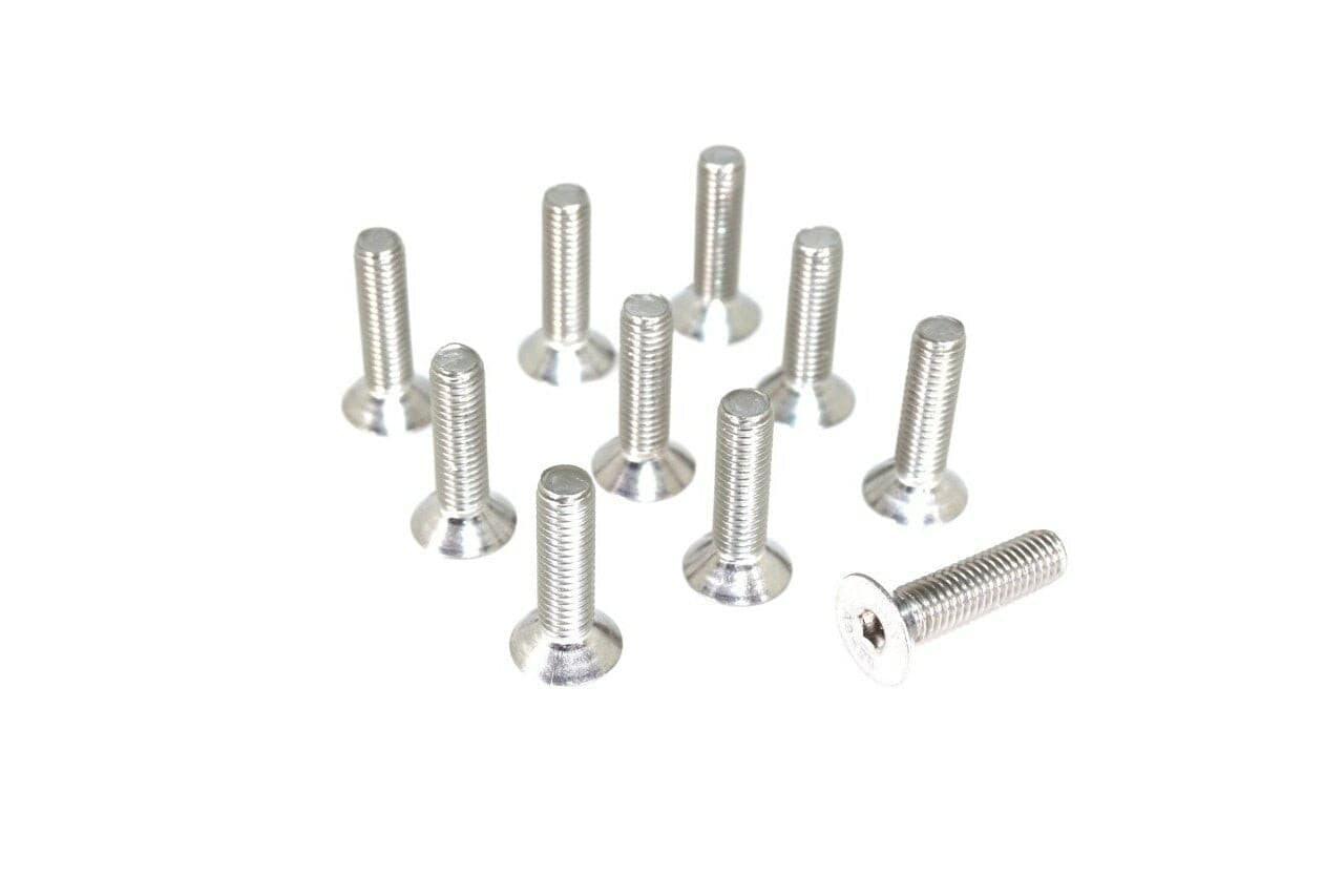 ZSPEC M5-0.8x20mm Fasteners, Flat-Head FHSC, Stainless, 10-Pack - ZSPEC Design LLC - Hardware Fasteners - 10-pack, Dress Up Bolt, FHSC, m5, Stainless - zspecdesign.com