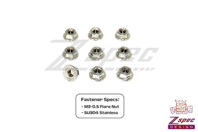 M3 Metric Flare Nuts, Stainless SUS304, 10-Pack Dress Up Bolt Stainless Steel SUS304 Silver Socket Cap Head FHSC SHSC Hardware