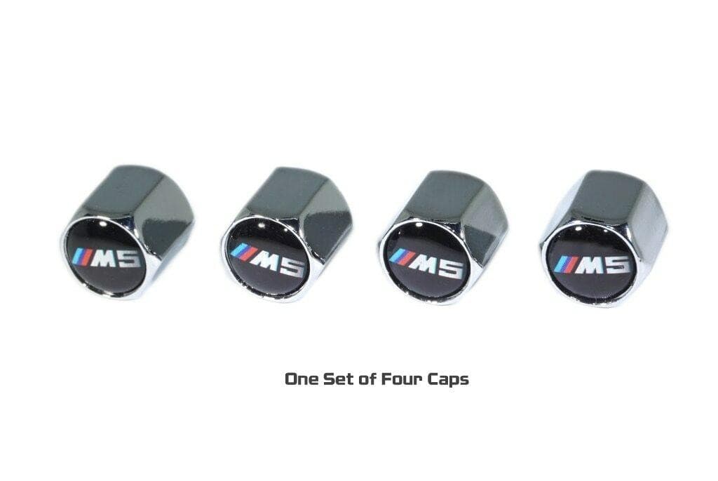 ZSPEC Chrome Valve Stem Tire Caps, Style: BMW M5 - ZSPEC Design LLC - Hardware Fasteners - BMW, cap, M5, tire - zspecdesign.com