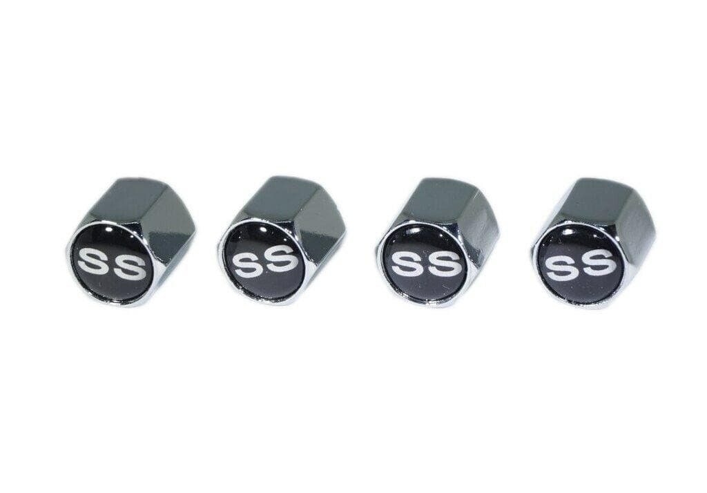 Chrome Valve Stem Tire Caps, Style: GM SS-Style - ZSPEC Design LLC - Hardware Fasteners - cap, GM, SS-Style, tire - zspecdesign.com