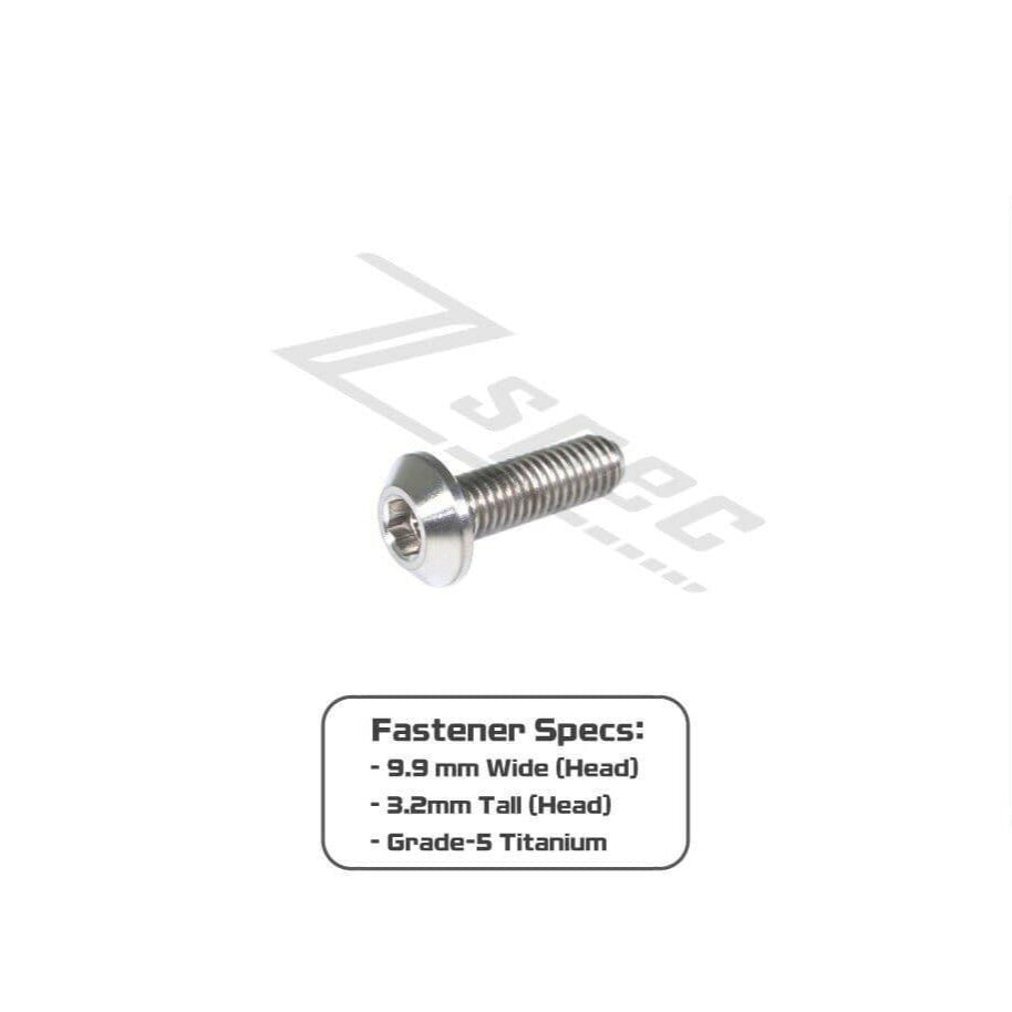 ZSPEC M5-0.8x16mm Dress Up Bolt® Fastener, Angled Head, Titanium Grade-5, Per Each - ZSPEC Design LLC - Hardware Fasteners - angled head, Dress Up Bolt, m5, per each, titanium - zspecdesign.com