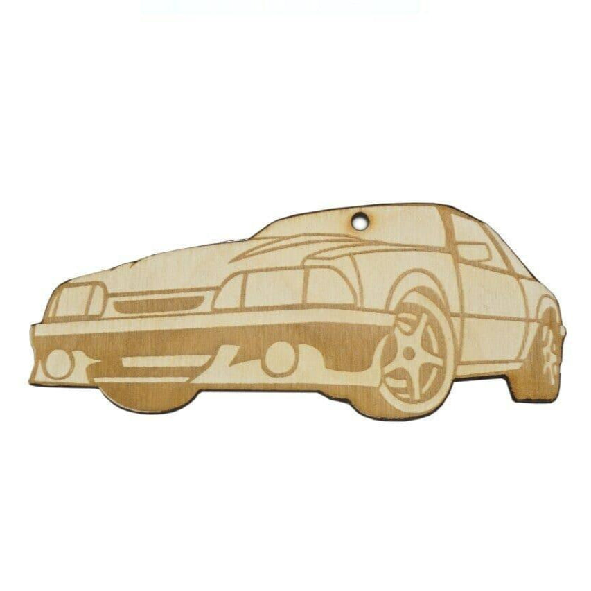 ZSPEC Laser-Engraved Birch Ornament, Style: Ford Mustang Fox-Body, ~5-inch Wide - ZSPEC Design LLC - Holiday Ornaments - body, ford, fox, holiday, lifestyle, mustang, ornament - zspecdesign.com