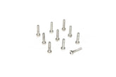 M2-0.4x10mm Fasteners, SHSC, Stainless SUS304, 10-Pack Dress Up Bolt Stainless Steel SUS304 Silver Socket Cap Head FHSC SHSC Hardware