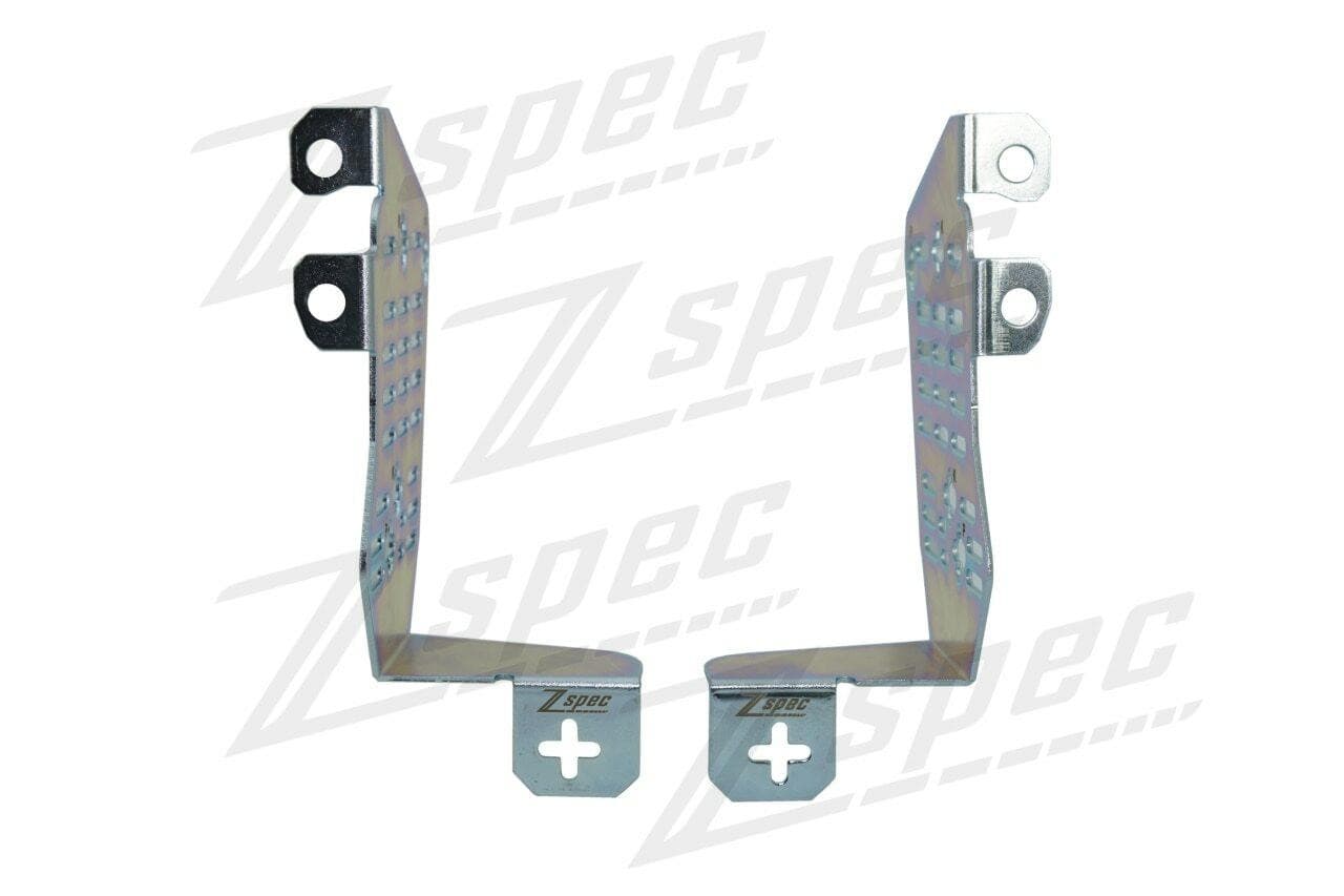 ZSPEC Double-DIN Radio Brackets for '90-99 Nissan 300zx Z32, fits LHD & RHD - ZSPEC Design LLC - Hardware Fasteners - 300zx, nissan, repro, stereo, z32 - zspecdesign.com