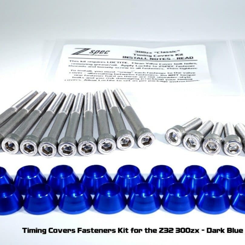 ZSPEC Timing Covers Dress Up Fastener for '90-96 Nissan 300zx Z32, Stainless & Billet - ZSPEC Design LLC - Hardware Fasteners - 300zx, Fastener Kit, nissan, timing cover, z32 - zspecdesign.com