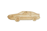 Laser-Engraved Wood Ornament, style: Toyota Corolla, ~5-inch Wide Holiday Man Cave Garage Art Men Man Woman Car Nut Enthusiast