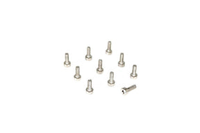 M2-0.4x6mm Fasteners, SHSC, Stainless SUS304, 10-Pack Dress Up Bolt Stainless Steel SUS304 Silver Socket Cap Head FHSC SHSC Hardware