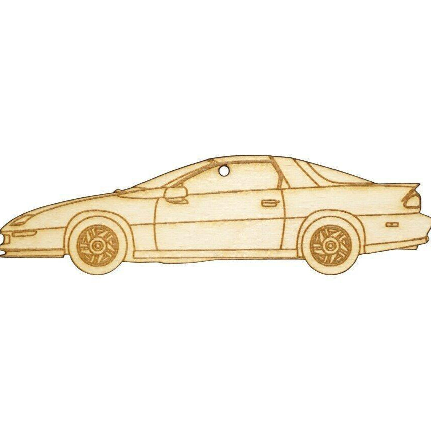 ZSPEC Laser-Engraved Wood Ornament, Style: Camaro Z28, Birch, ~5" - ZSPEC Design LLC - Holiday Ornaments - camaro, holiday, lifestyle, ornament, z28 - zspecdesign.com