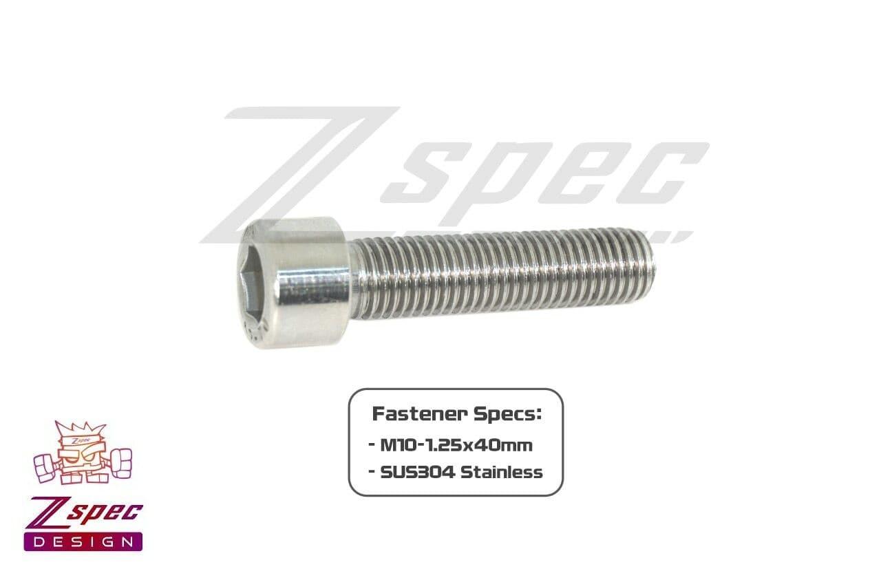 ZSPEC M10-1.25x40mm Fasteners, SHSC, Stainless SUS304, SOLD PER EACH - ZSPEC Design LLC - Hardware Fasteners - Dress Up Bolt, m10, per each, SHSC, Stainless - zspecdesign.com