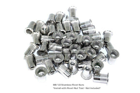 ZSPEC Dress Up Bolts® M6x25mm Shank/Shoulder Bolts, Stainless, 10-Pack Well or Rivet Nuts, 10-Pack Stainless Steel & Billet Aluminum Dress Up Bolts Fasteners Washers Keywords: Body Kit Fender Flare Truck Car Garage