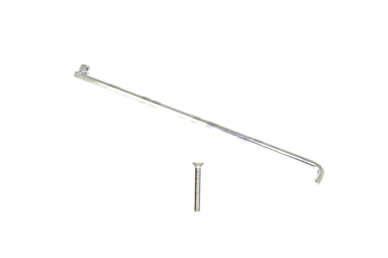 ZSPEC Battery Bracket Rod, 200mm w/FHSC M6 Bolt/Fastener, Stainless - ZSPEC Design LLC - Hardware Fasteners - battery, Fastener, M6, Stainless - zspecdesign.com