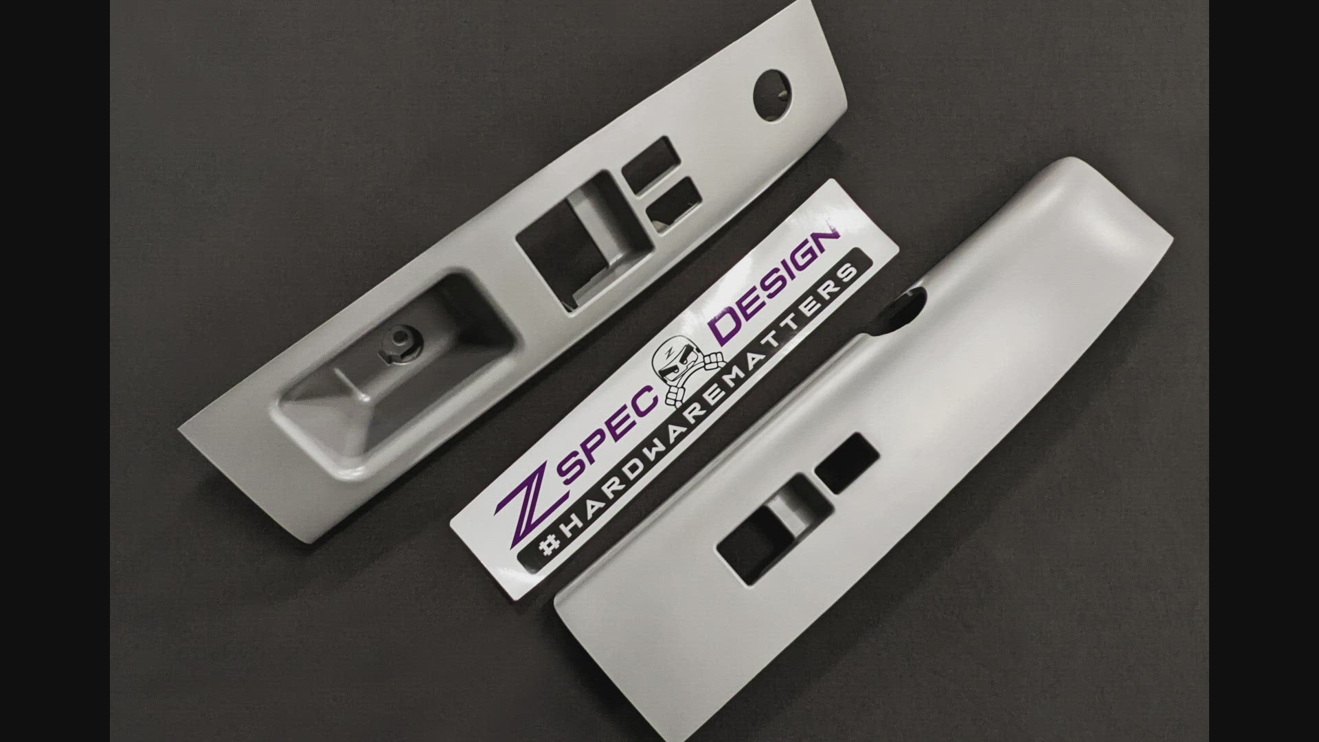 ZSPEC 350z Z33 Interior Door Window Switch Finishers LHD '03-05, Grey