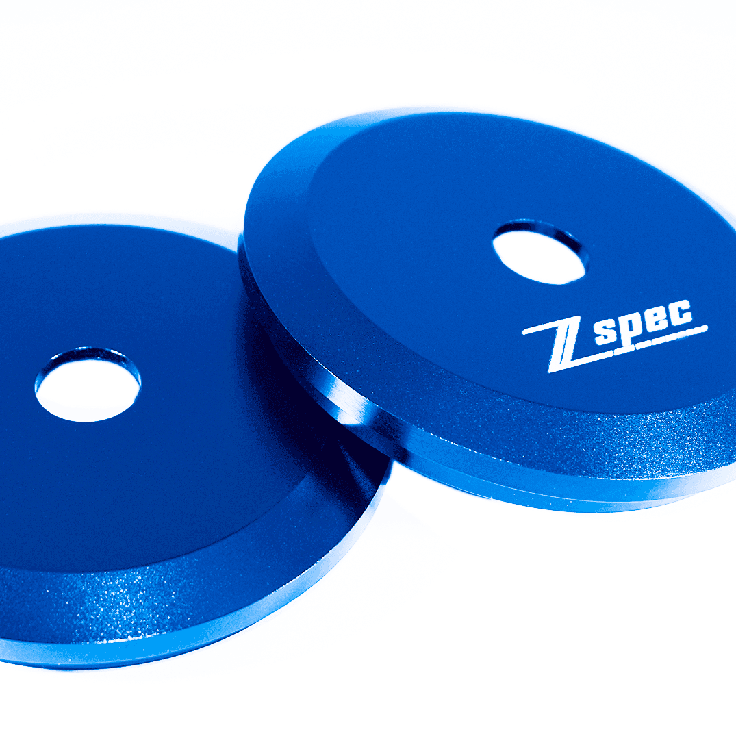 ZSPEC Billet Shock Tower Covers for BMW 5-Series E39 '95-04 - ZSPEC Design LLC - Hardware Fasteners - 5-series, accessory, bmw, cap, e39, shock - zspecdesign.com