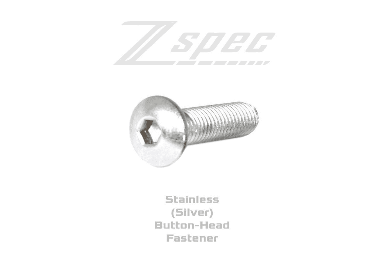 ZSPEC M5x20mm Button-Head Fasteners, Metric, SUS304 Stainless, 10-Pack - ZSPEC Design LLC - Hardware Fasteners - 10-pack, button, Fastener, m5, stainless - zspecdesign.com