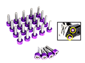 ZSPEC Coil Packs Fastener Kit for Nissan Z32 300zx '90-96, Stainless/Billet Dress Up Bolts Fasteners Washers Red Blue Purple Gold Burned Black