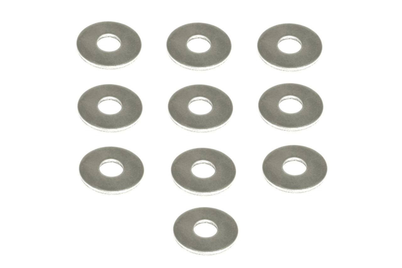 ZSPEC M6 Fender Flat Washers, SUS304 Stainless Steel, 10-Pack - ZSPEC Design LLC - Hardware Fasteners - 10-pack, fender, m6, stainless, Washer - zspecdesign.com